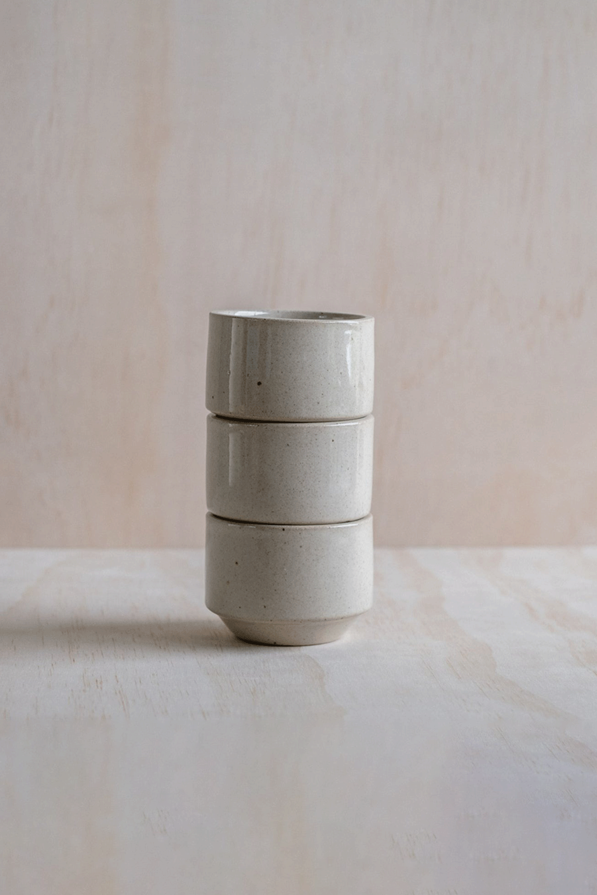 Stacking Tumbler in Beige