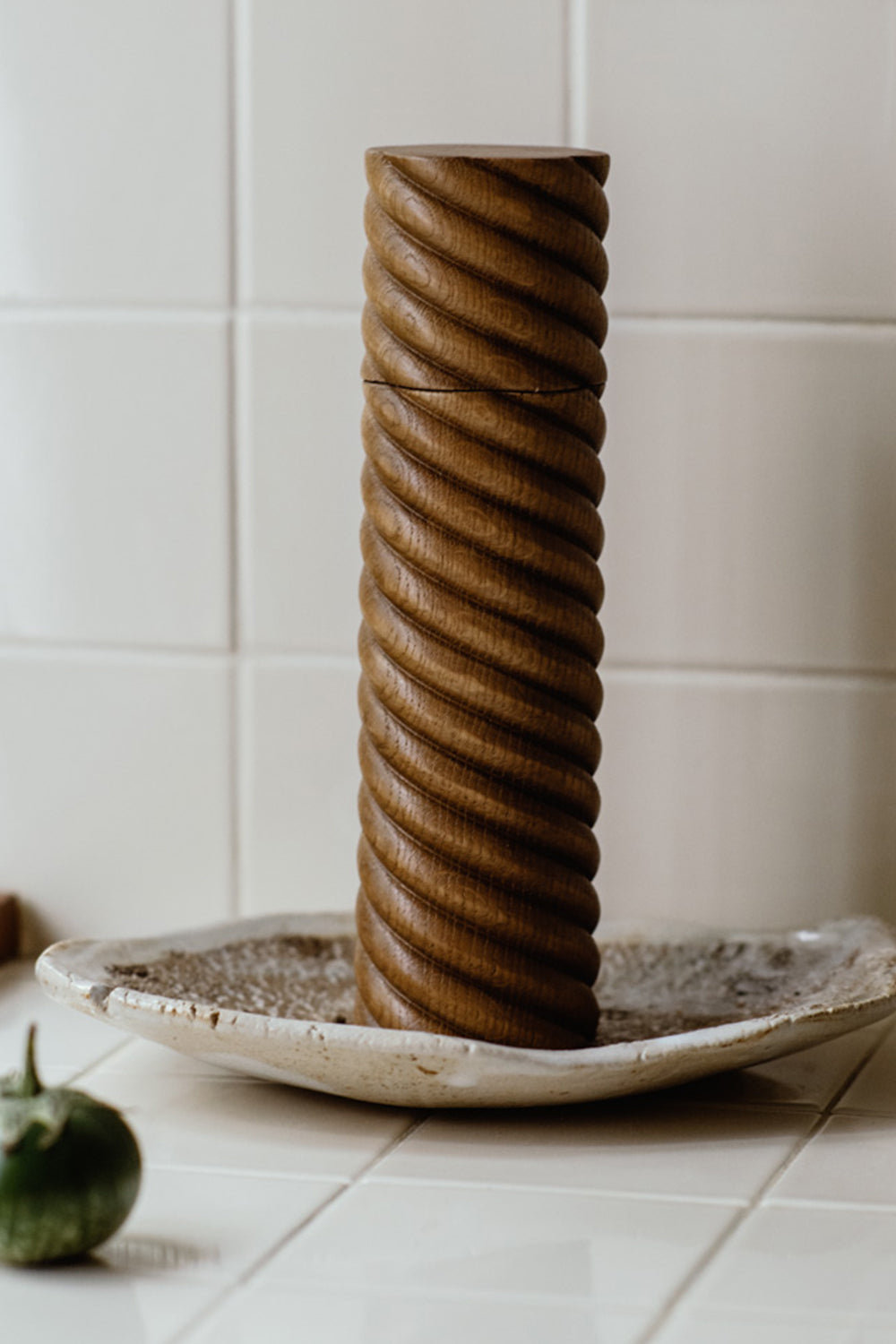 Torsade Pepper Mill in Oak