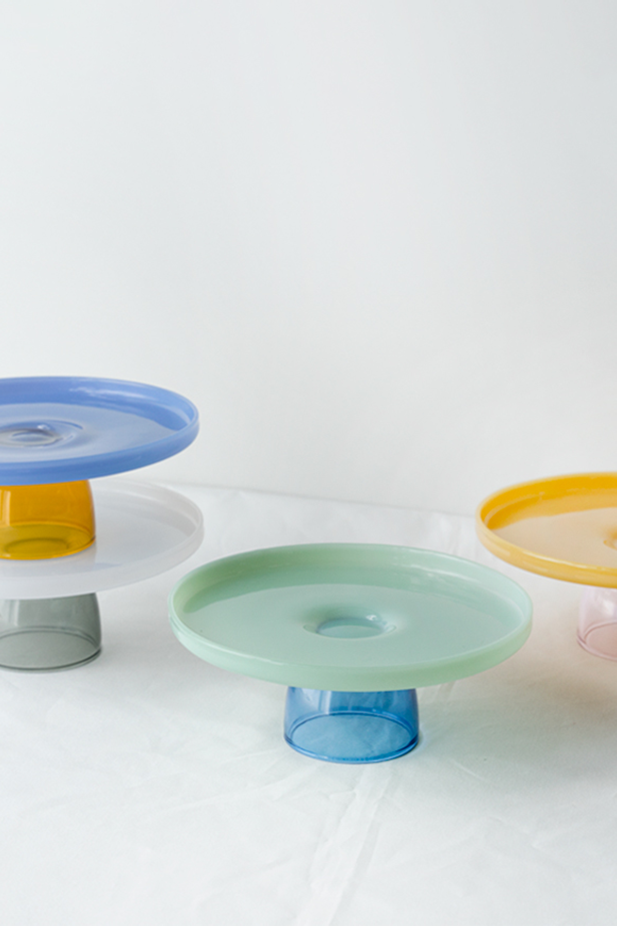 Two Tone Stand in Green & Blue