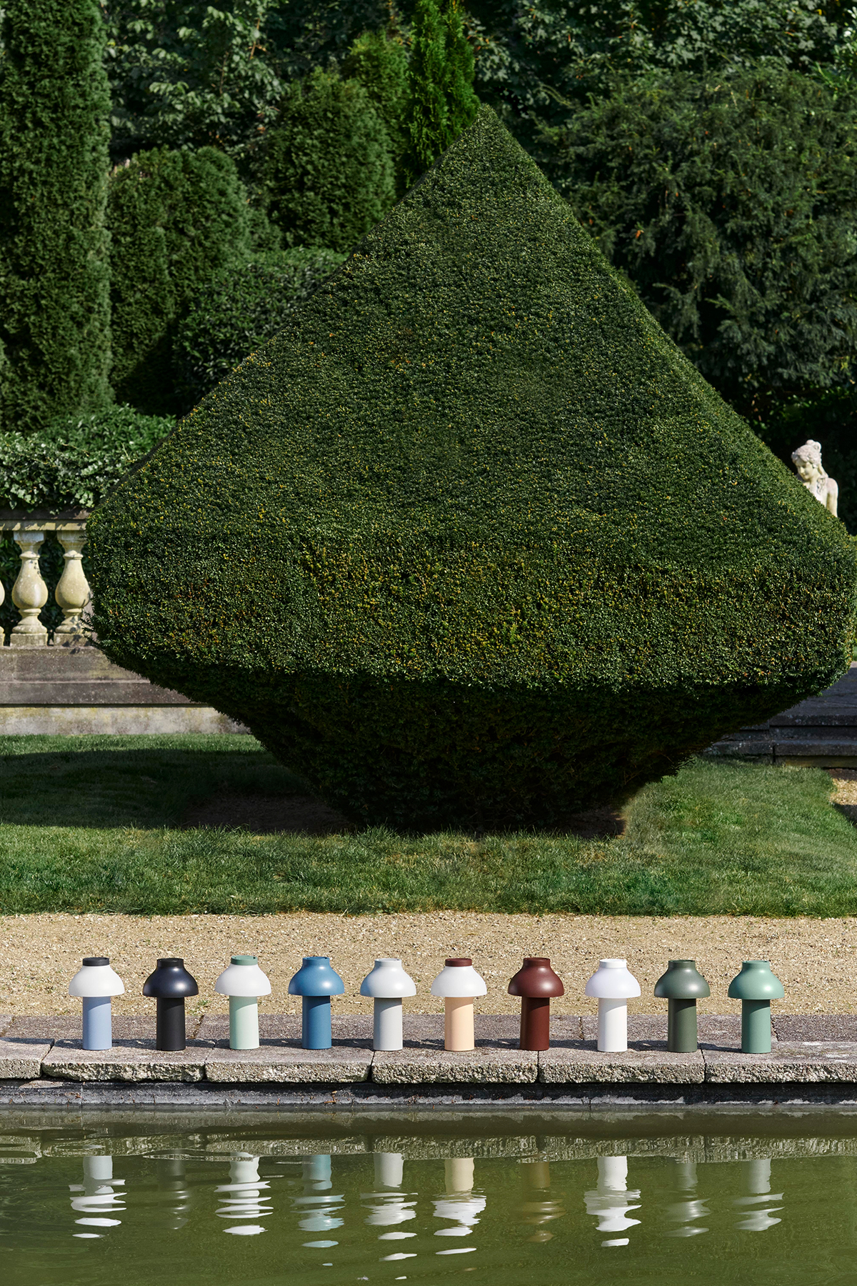 PC Portable Lamp in Cream White