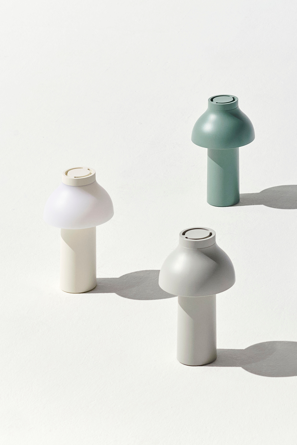 PC Portable Lamp in Cream White