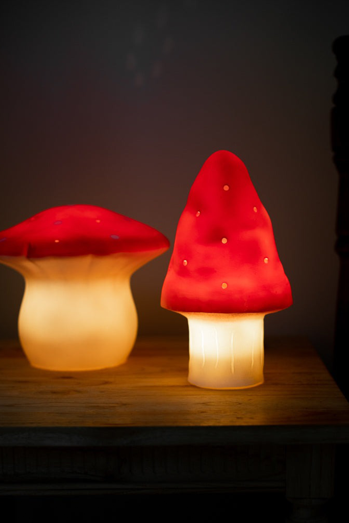 Mushroom Nightlight Lamp in Terracotta