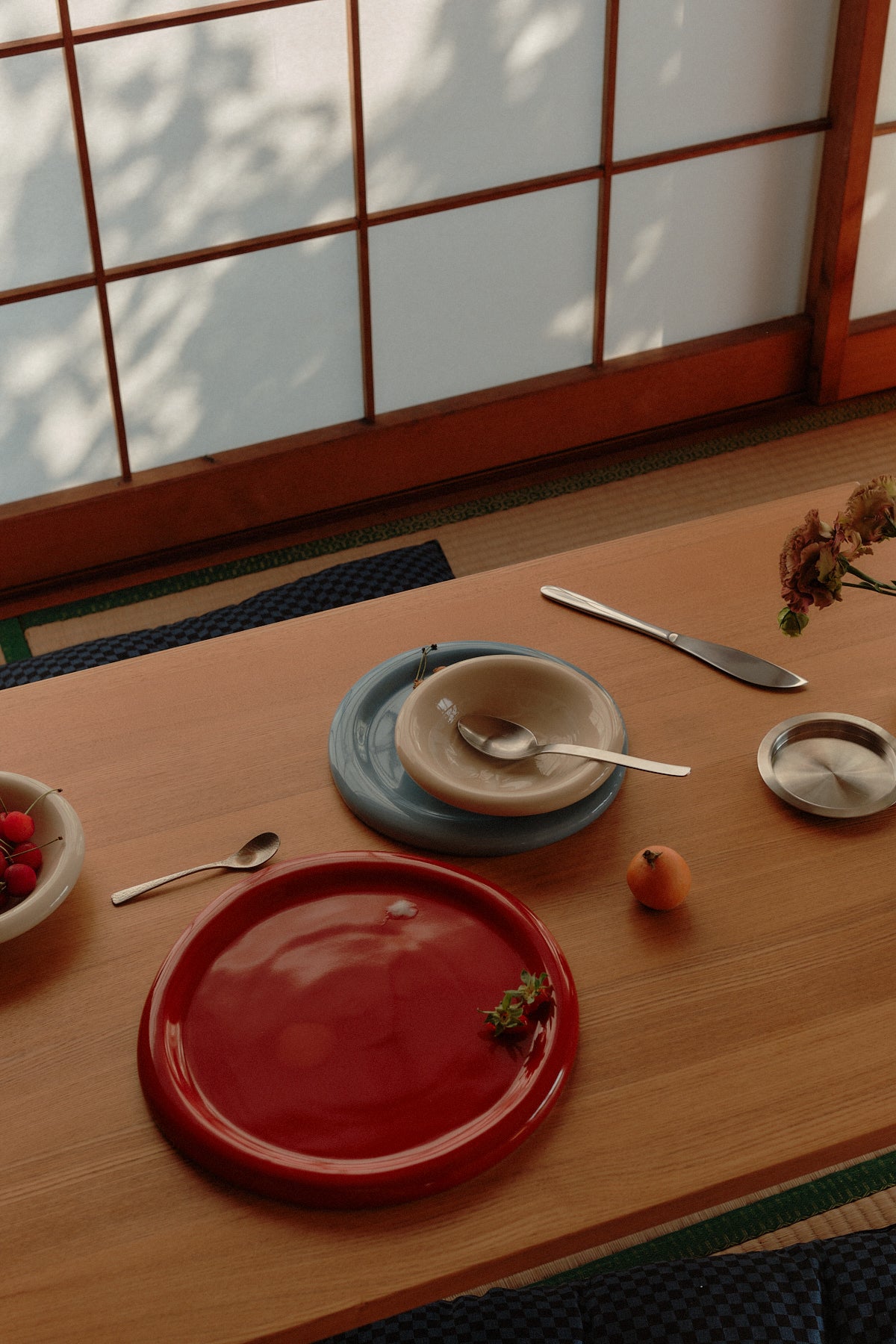 Dinner Plate in Tomato