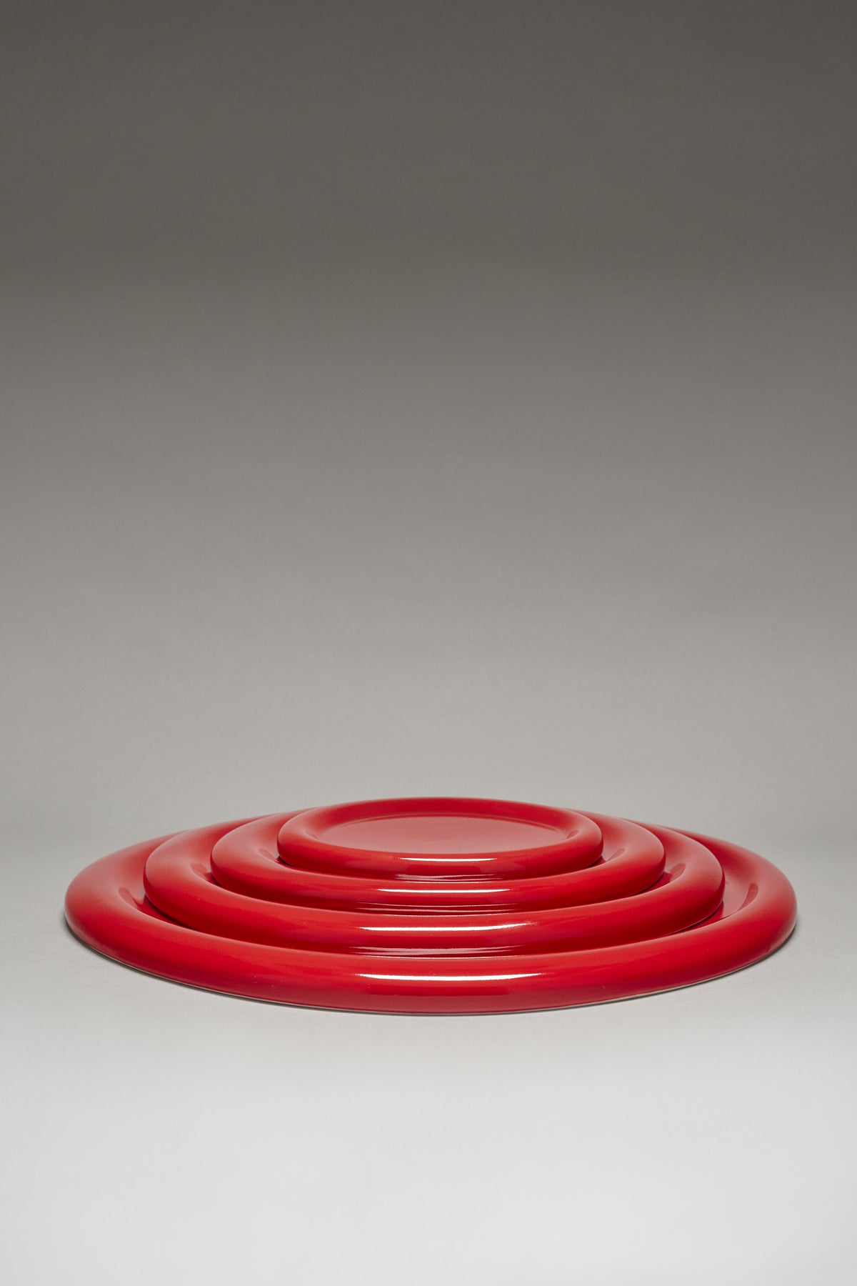 Snack Plate in Tomato