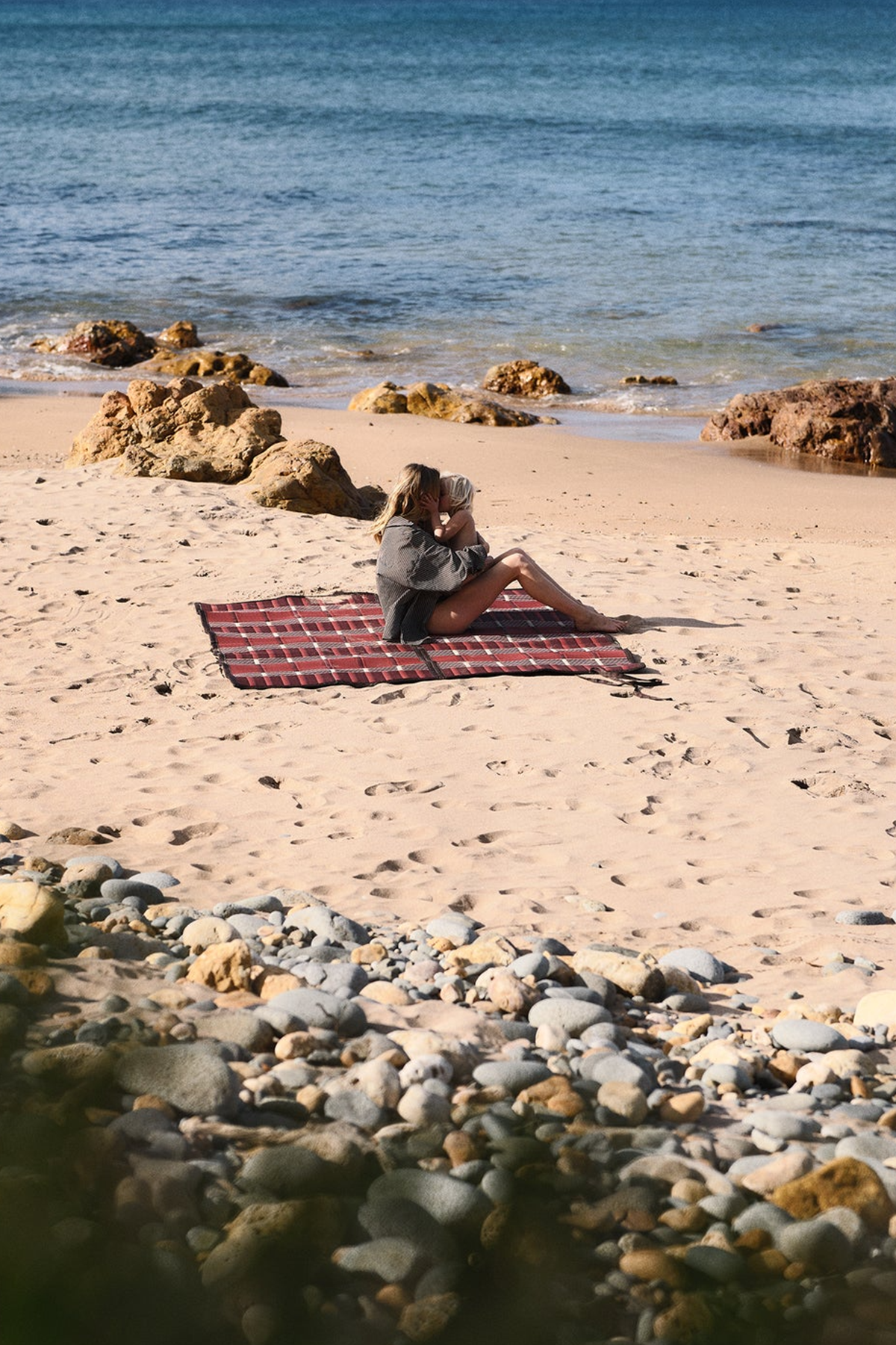 Woven Outdoor Mat in Ember