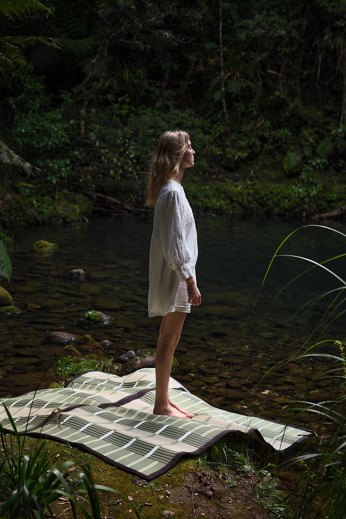 Woven Outdoor Mat in Grove