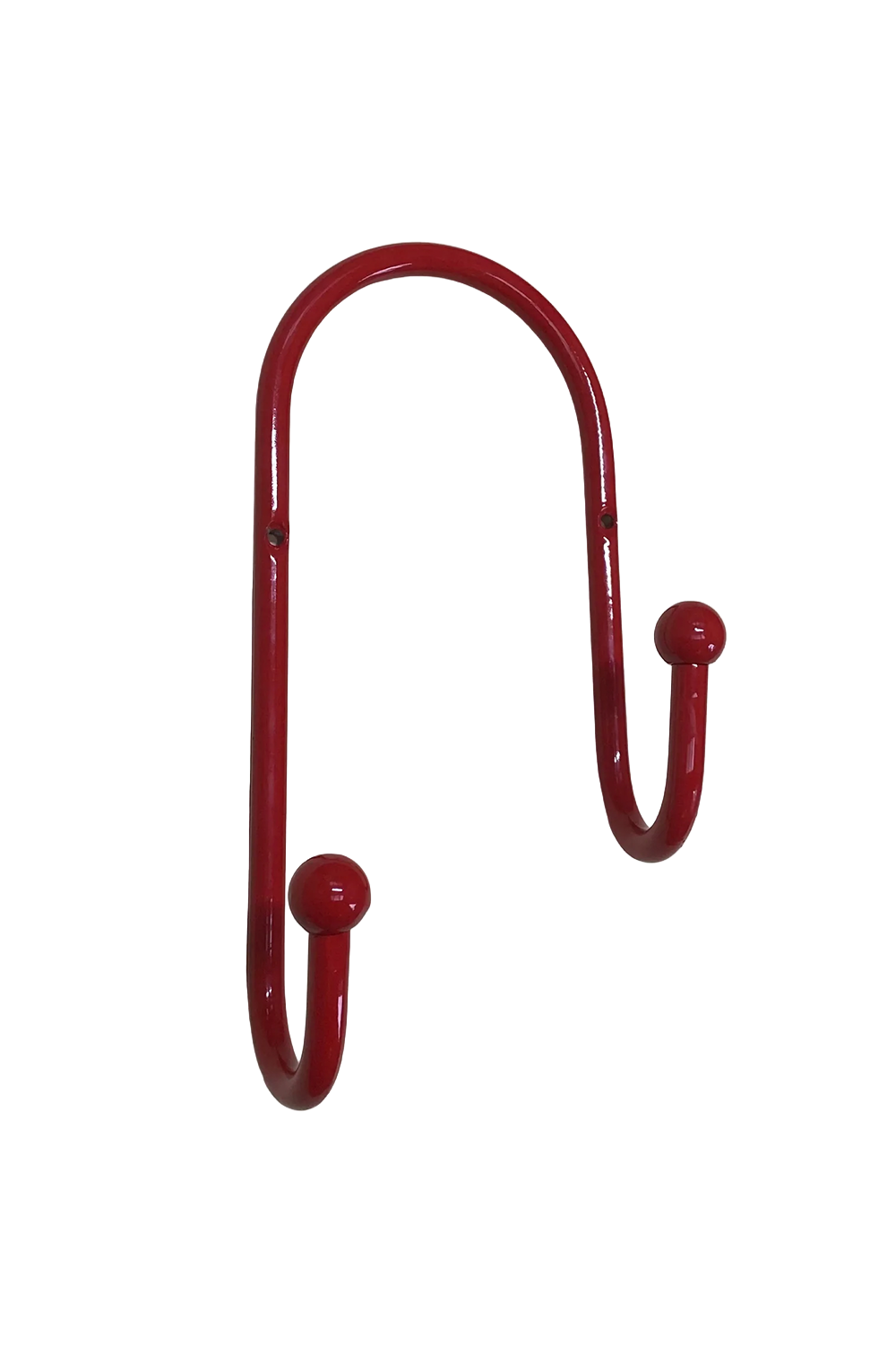 Double Orb Hook in Cherry Red