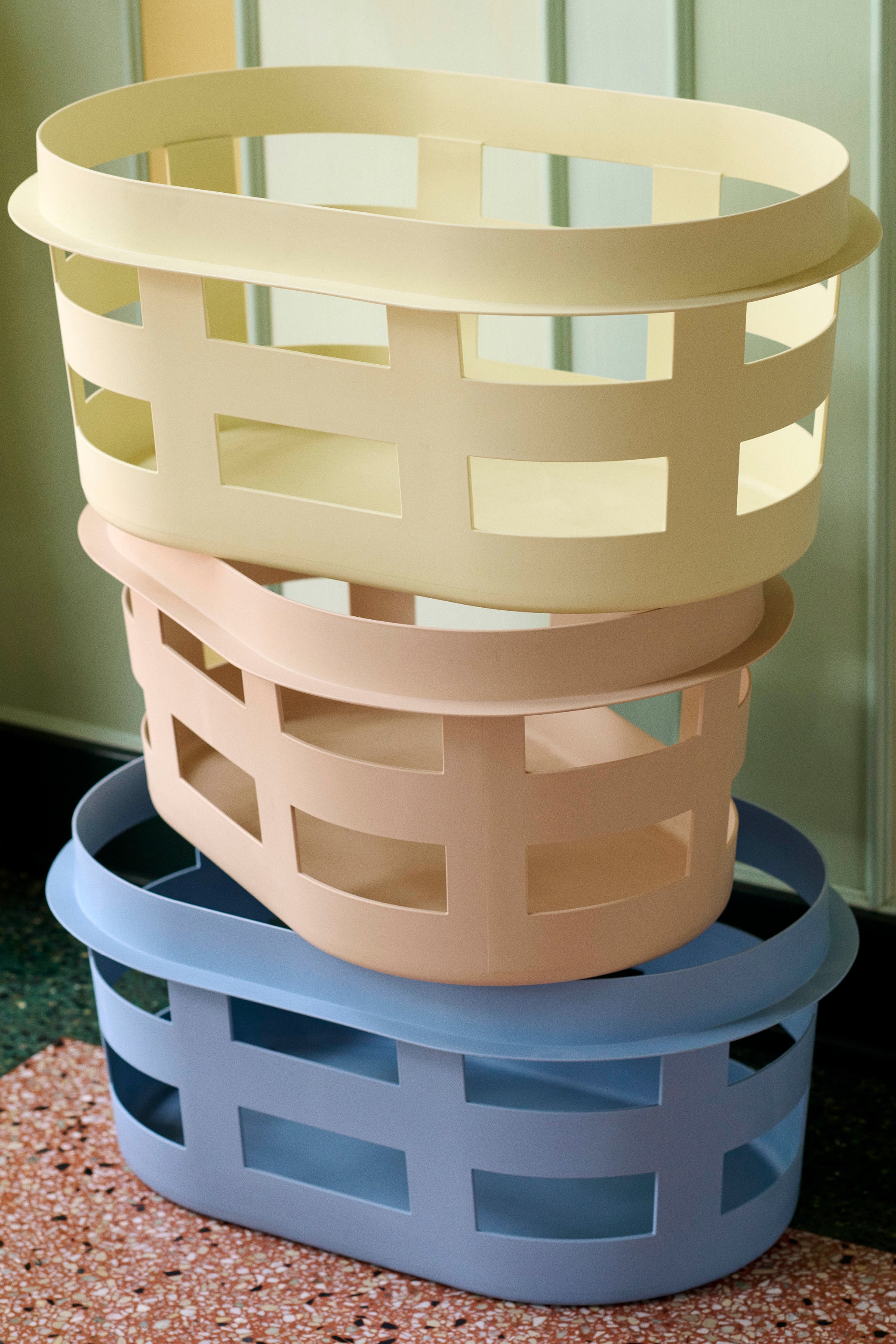 Laundry Basket Small — Army
