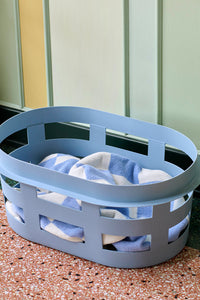 Laundry Basket Small — Soft Blue