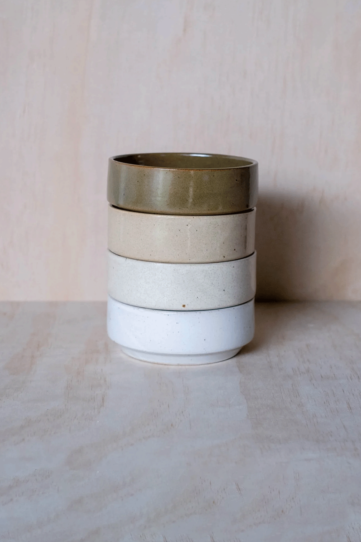 Small Stacking Bowl in Beige