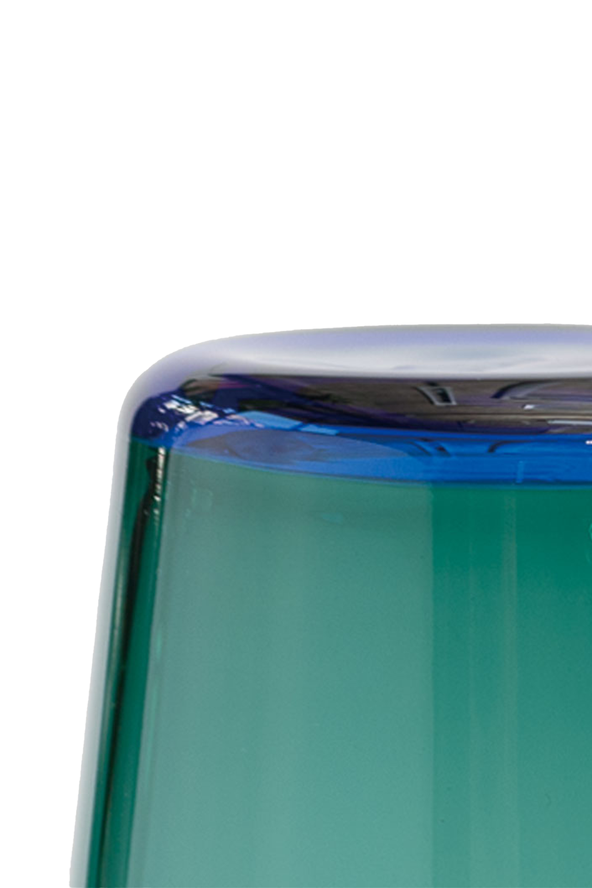 Two Tone Tumbler in Green & Blue