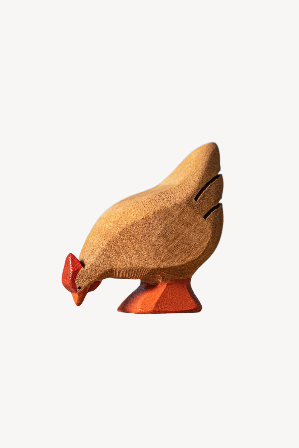 Wooden Brown Hen
