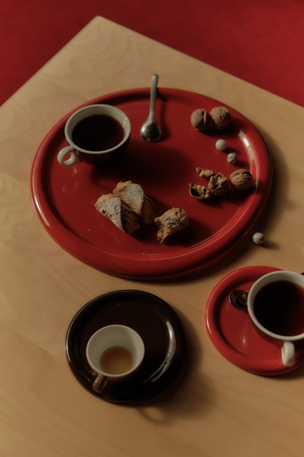 Snack Plate in Espresso