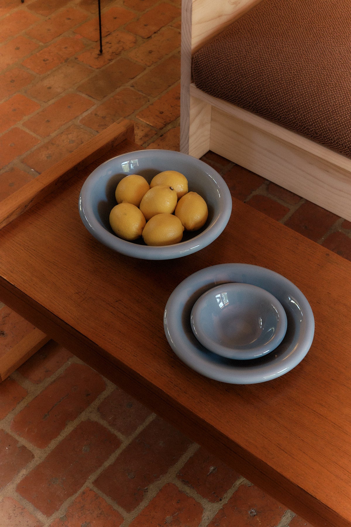 Serving Bowl in Cornflower