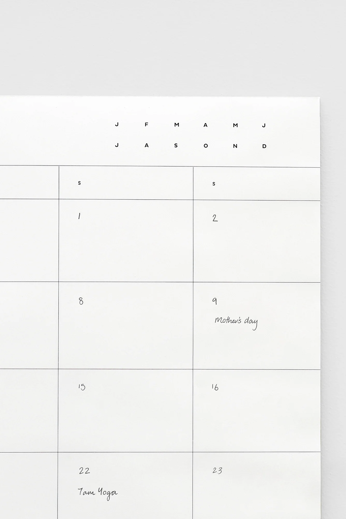 Monthly Planner A2