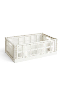 Large Colour Crate in Off White