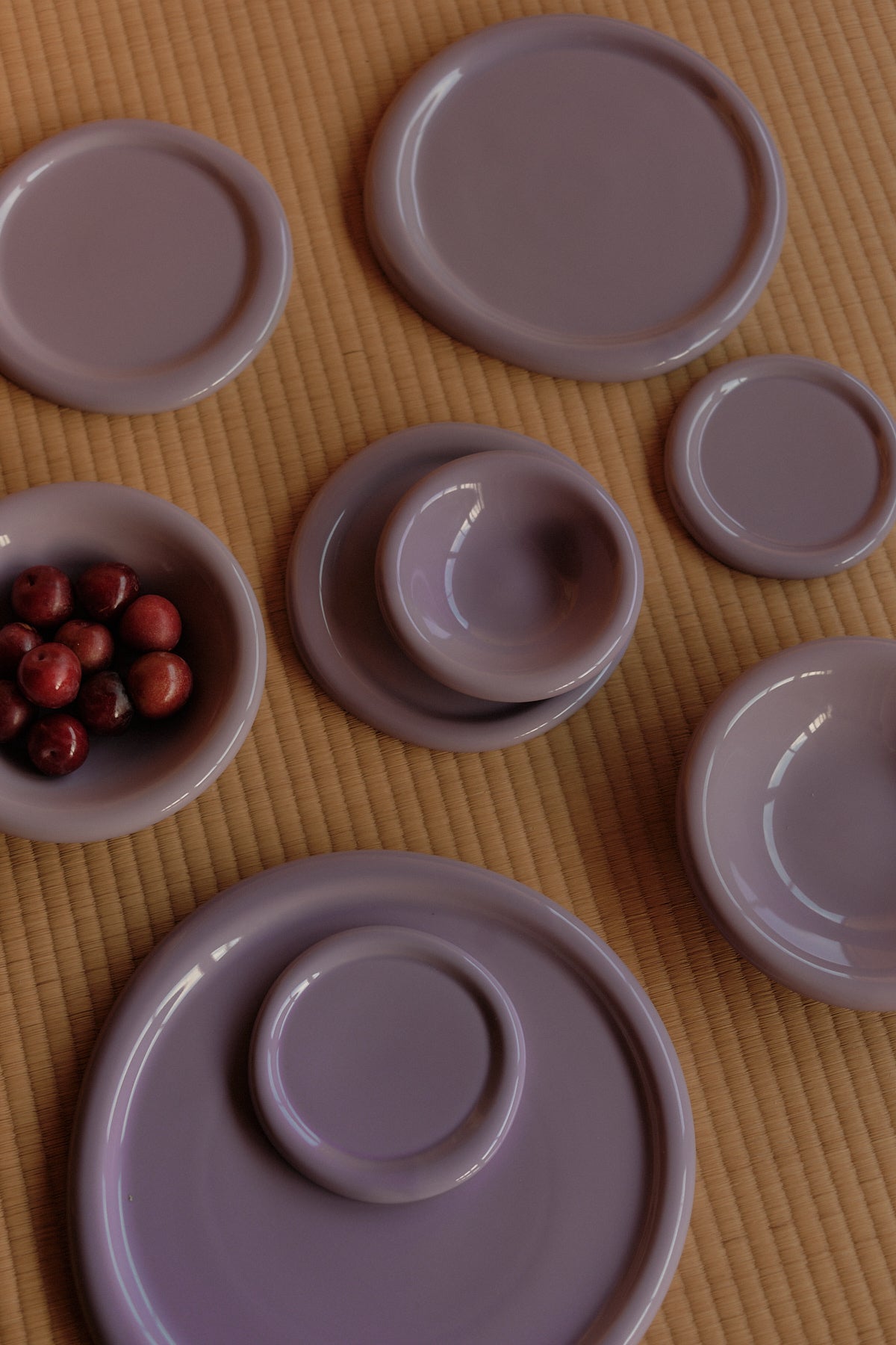 Side Plate in Lilac