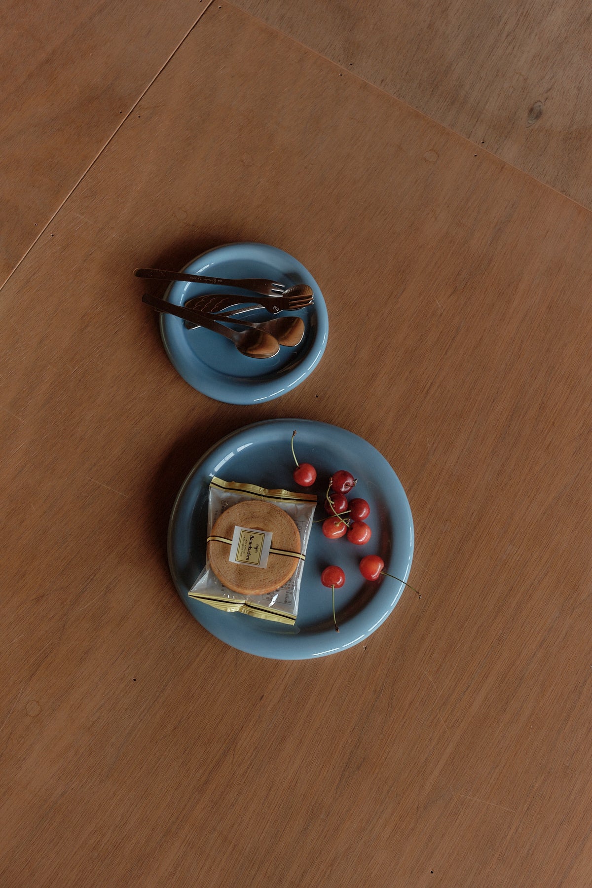 Snack Plate in Cornflower