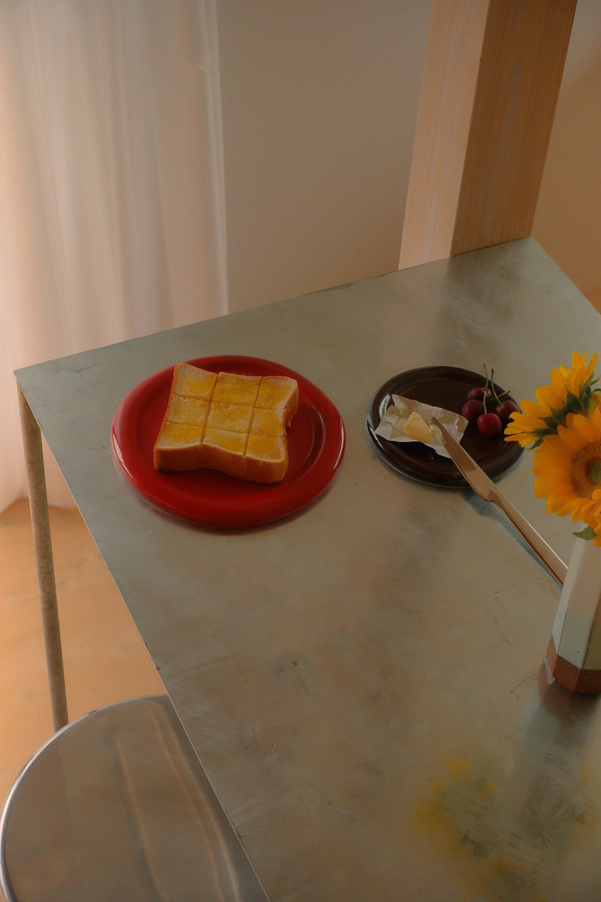 Side Plate in Tomato