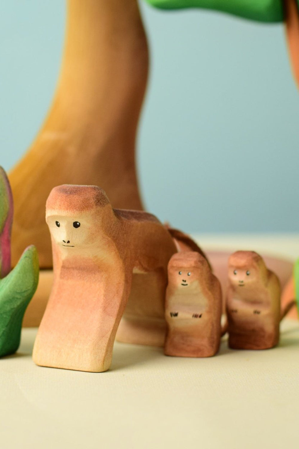 Wooden Baby Monkey