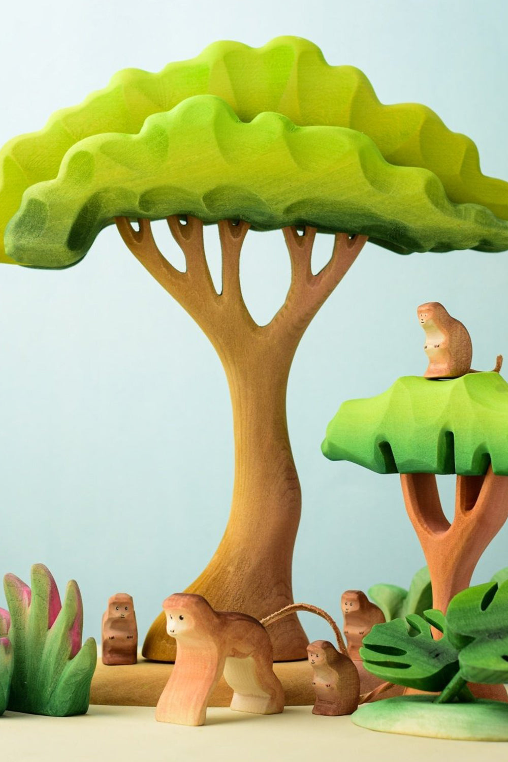 Wooden Baby Monkey