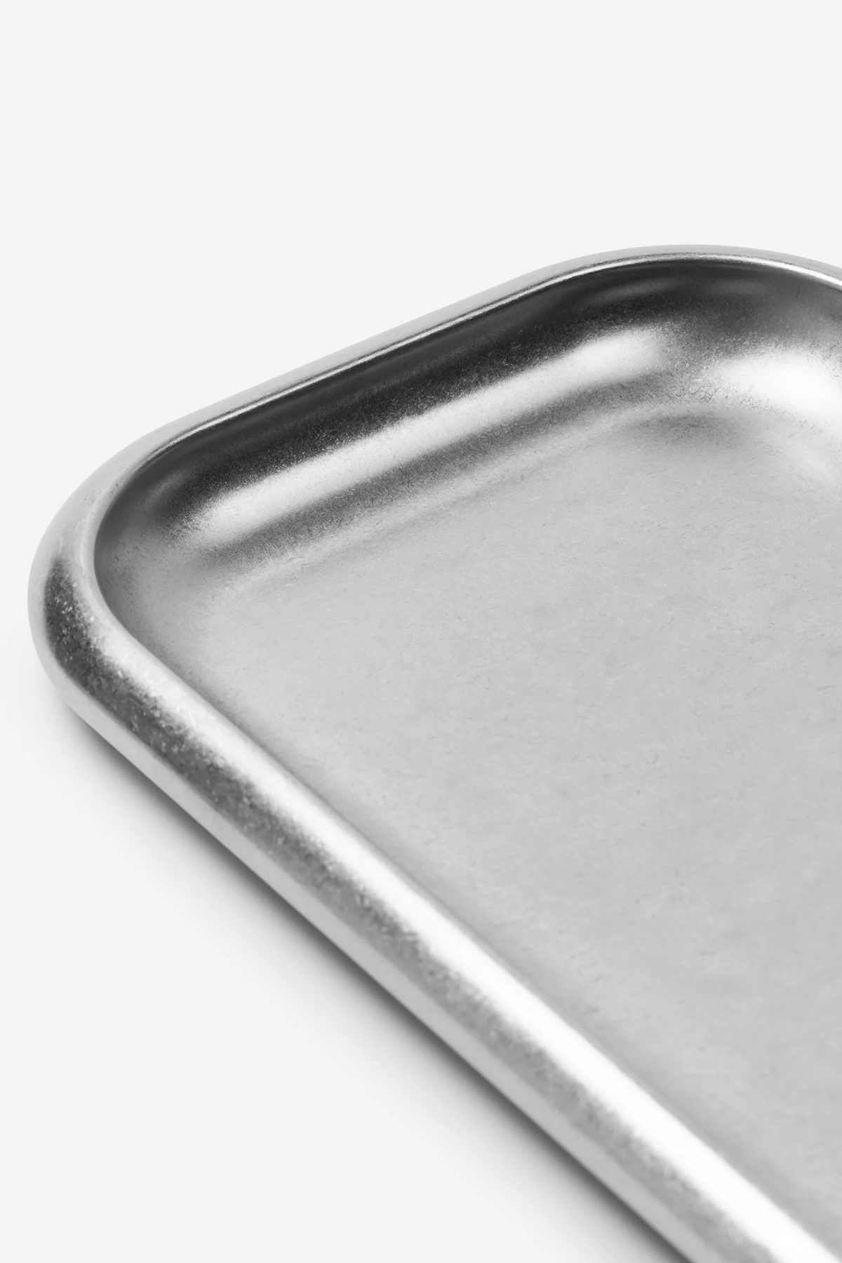 Small Steel Serving Tray - Stonewashed