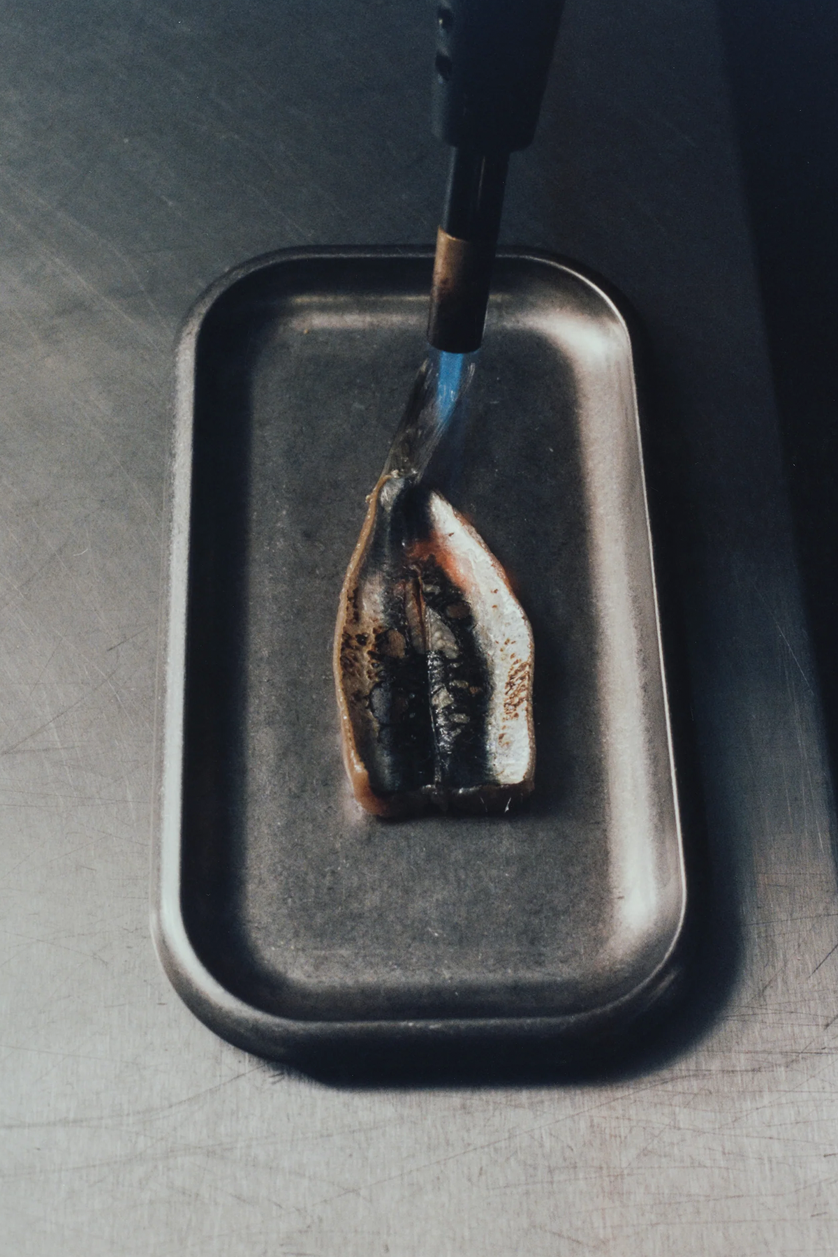 Small Steel Serving Tray - Stonewashed