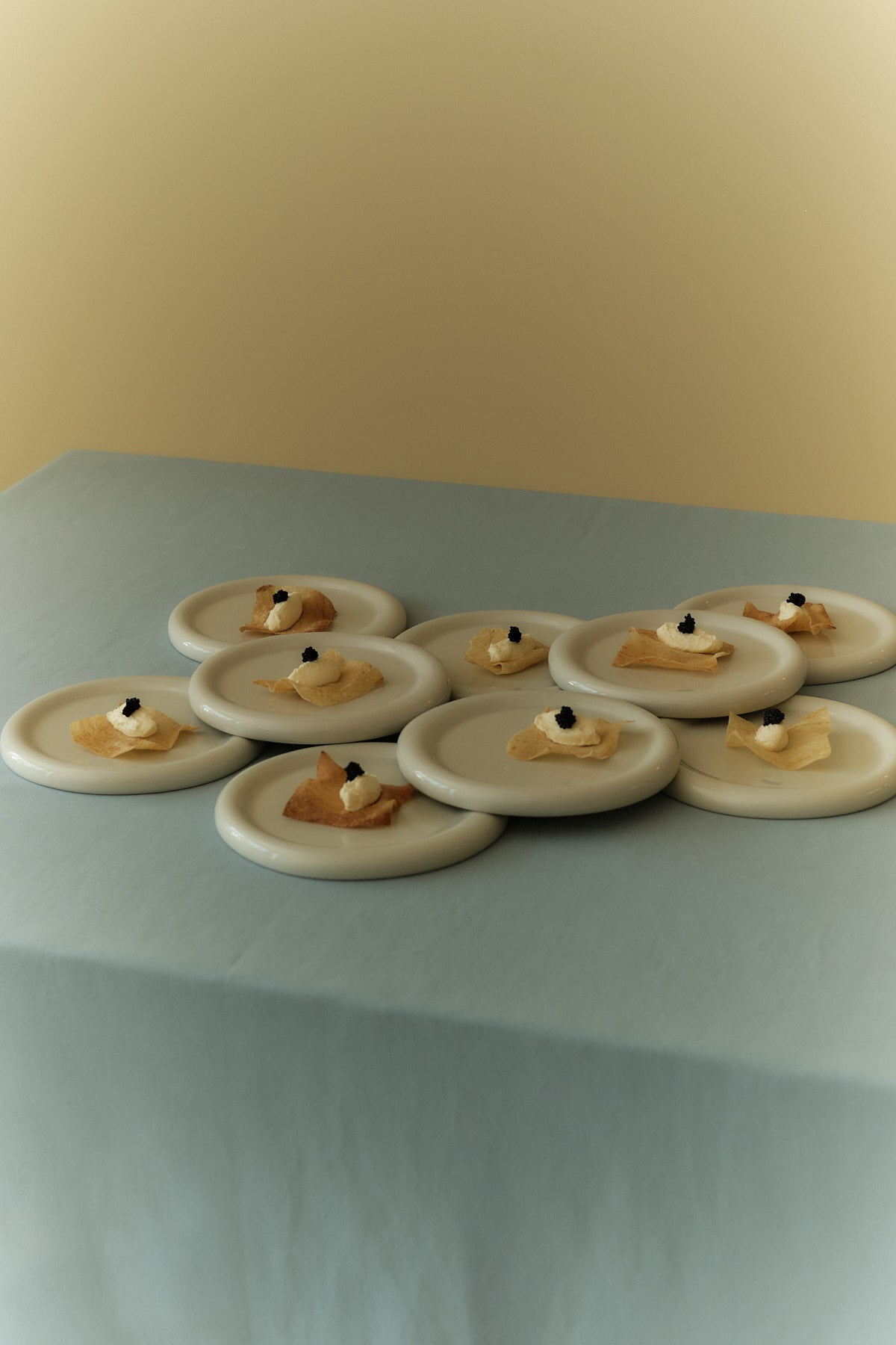 Snack Plate in Marshmallow