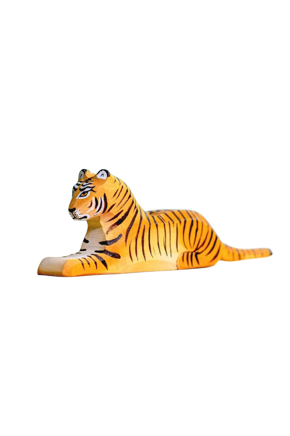 Wooden Tiger Lying