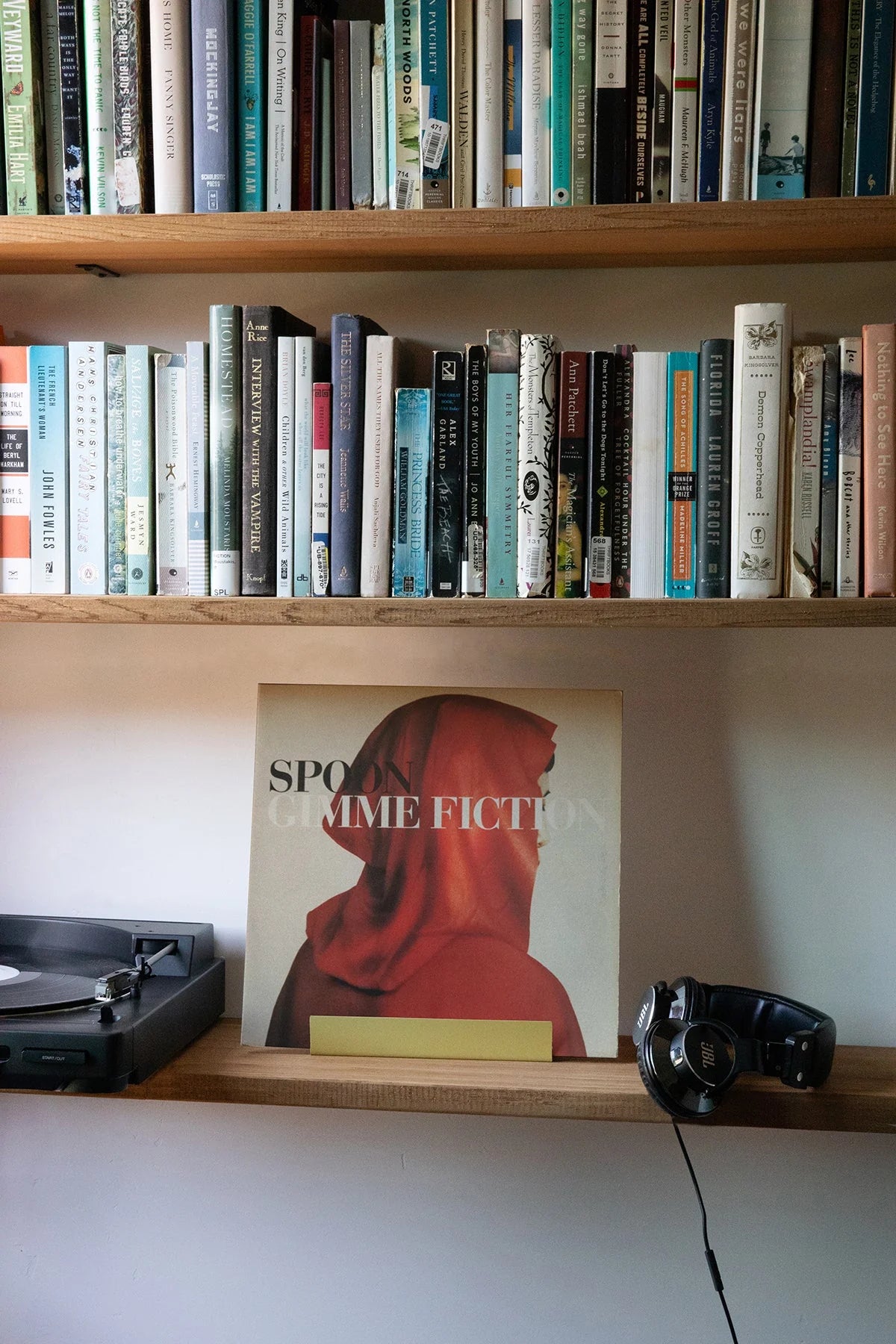 Now Playing Stand in Pale Yellow