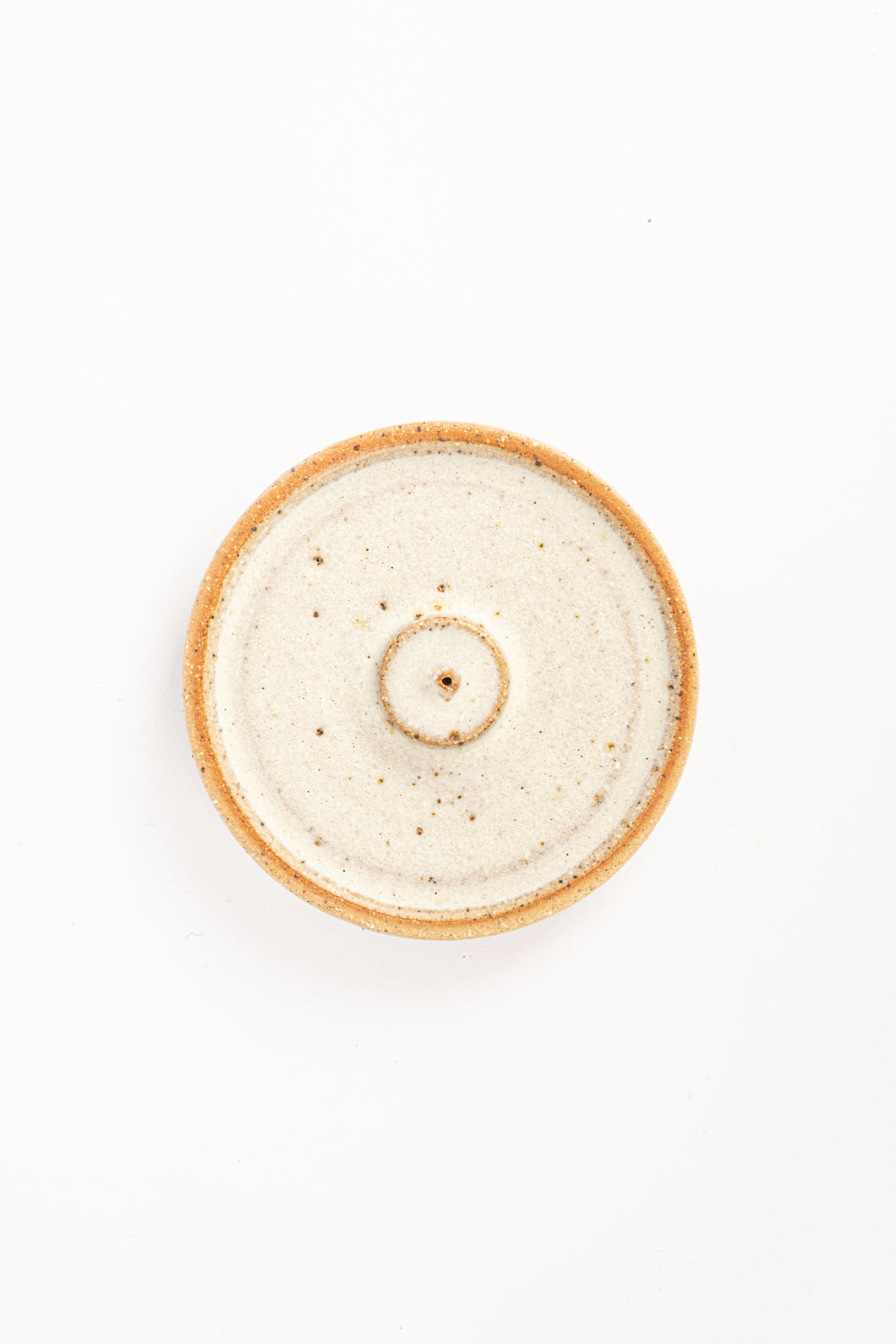 Ceramic Incense Holder — Speckle Cream