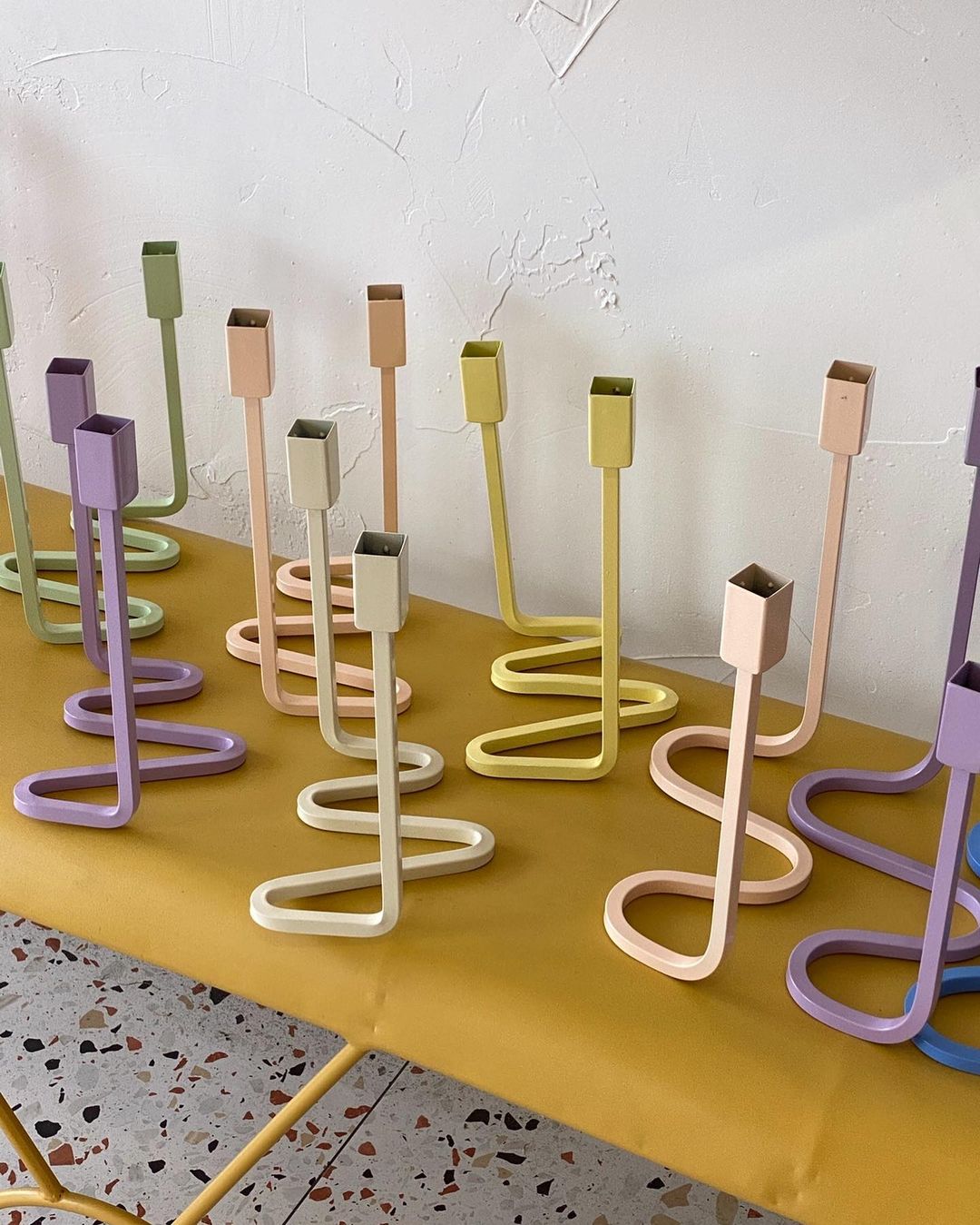 Shockwave Candelabra in Lilac