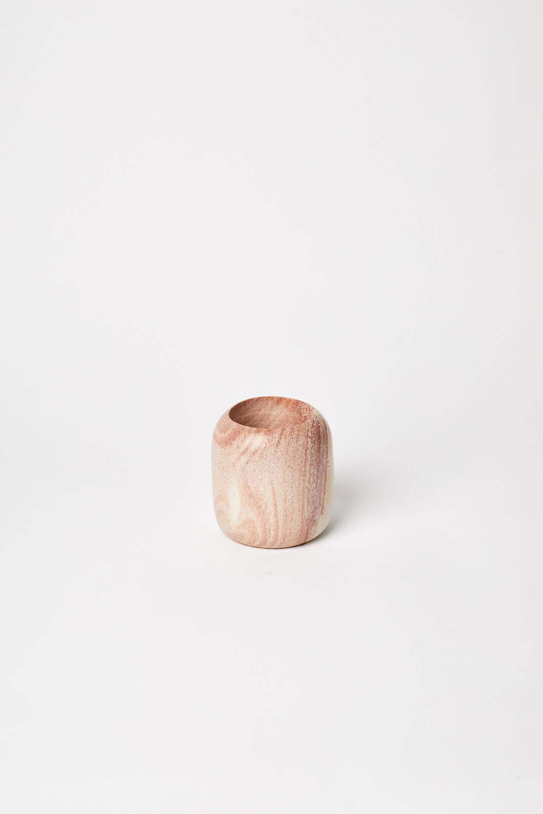 Soapstone Vessel Small — Pink Stone