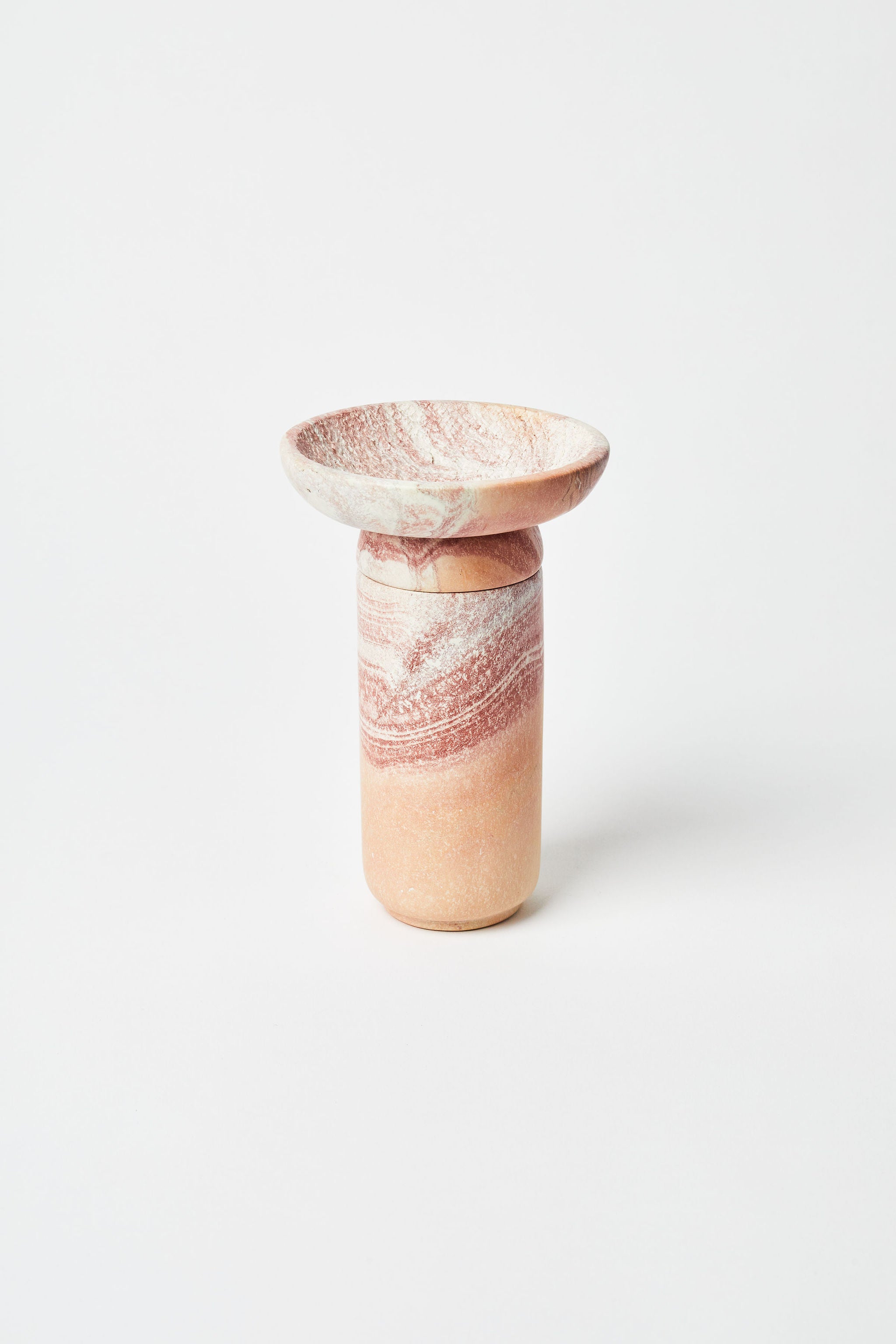 Amina Bowl Small — Pink Stone