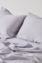 Load image into Gallery viewer, 100% Linen Flat Sheet in Lilac
