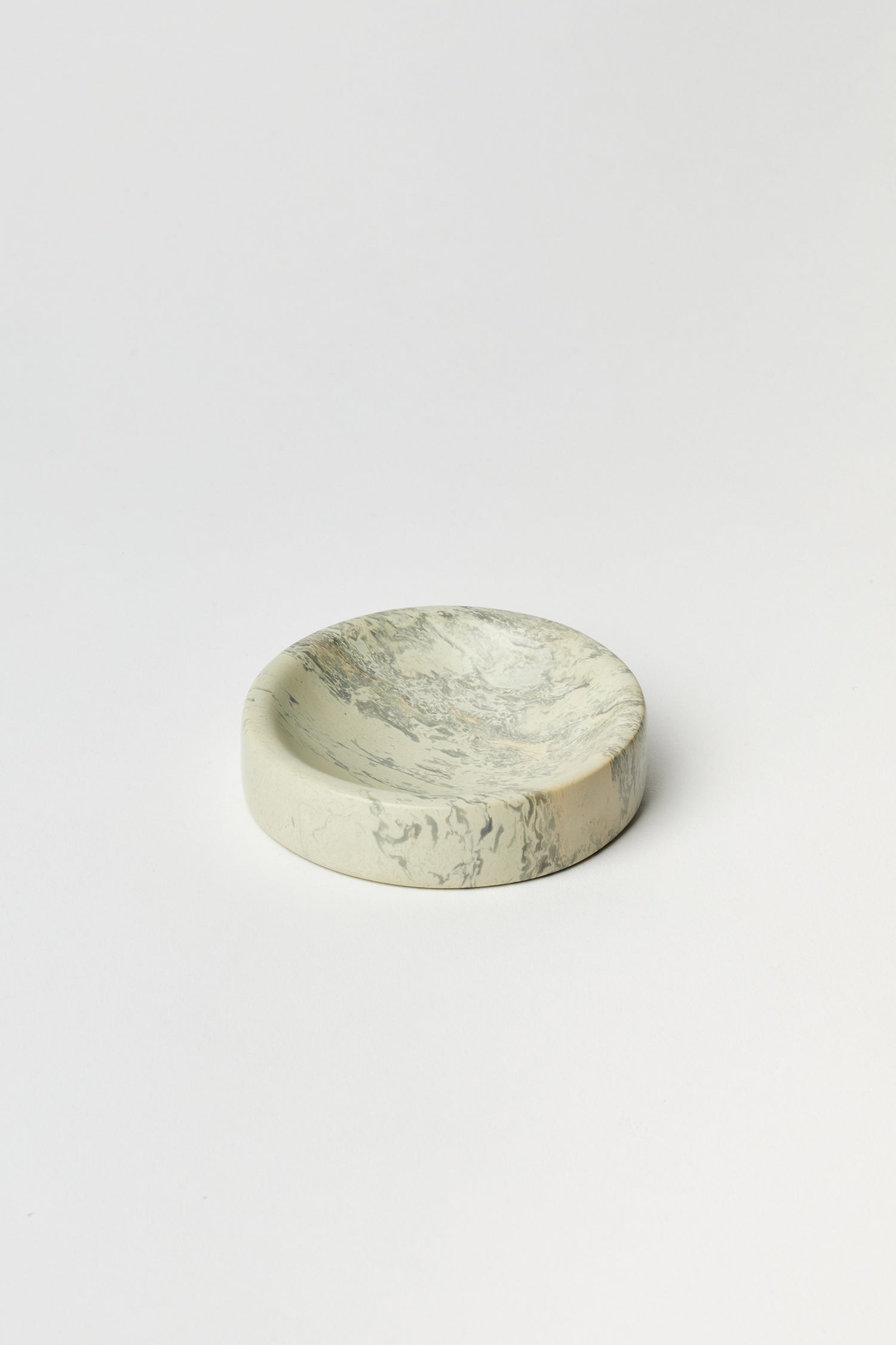 Salt Dish — Malachite Stone