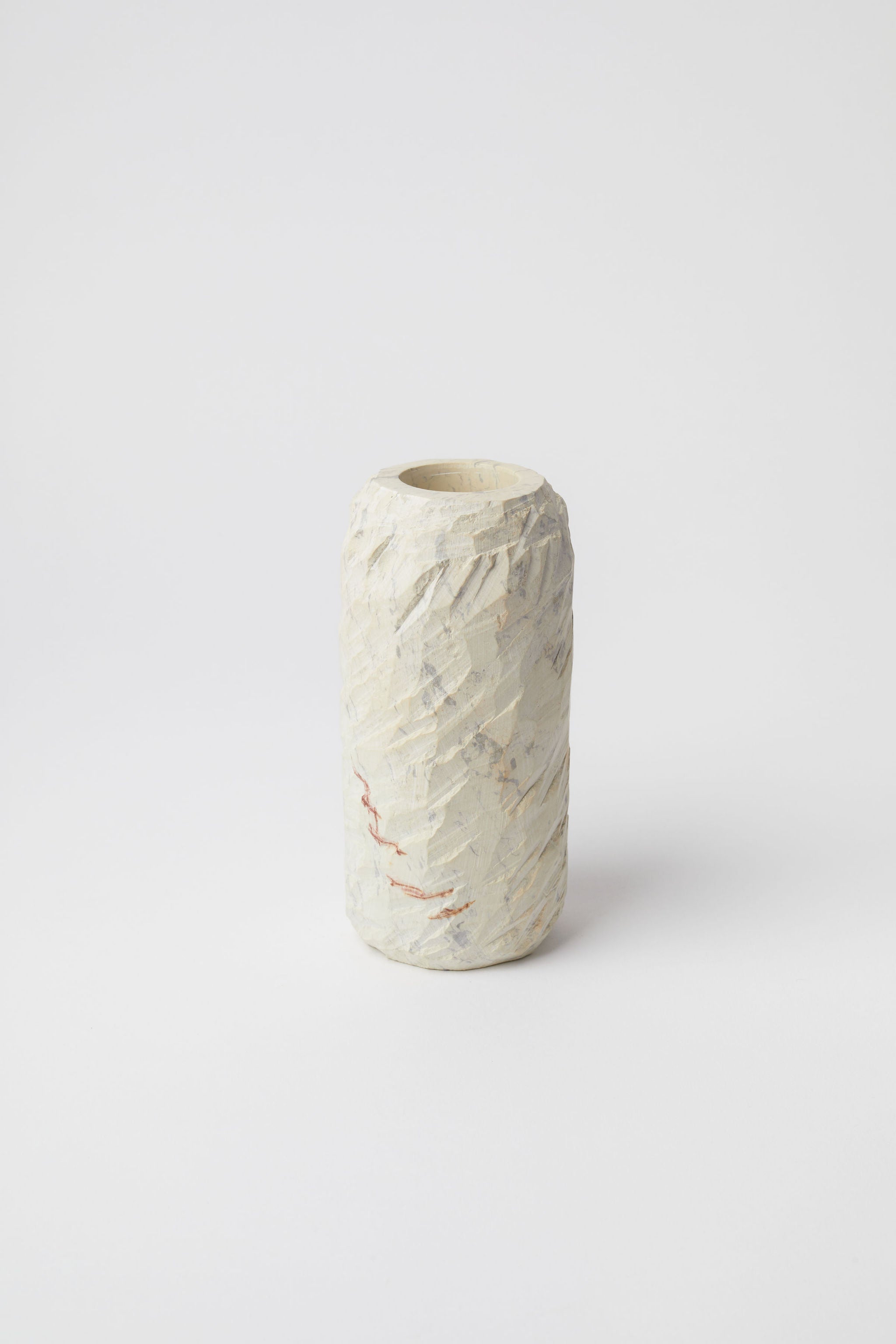 Textured Vessel — Malachite Stone