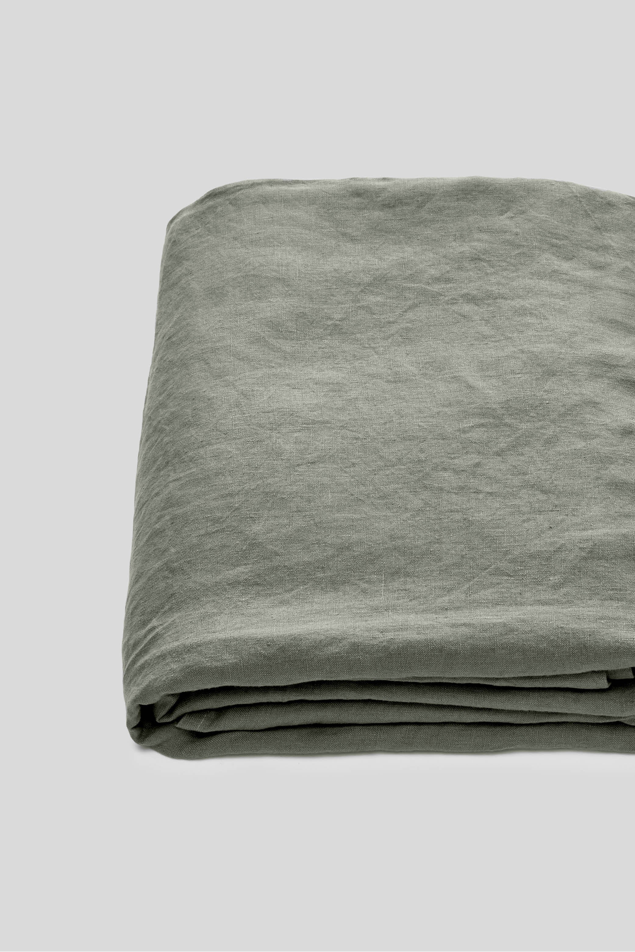 100% Linen Duvet Cover in Khaki