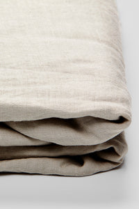100% Linen Duvet Cover in Dove Grey
